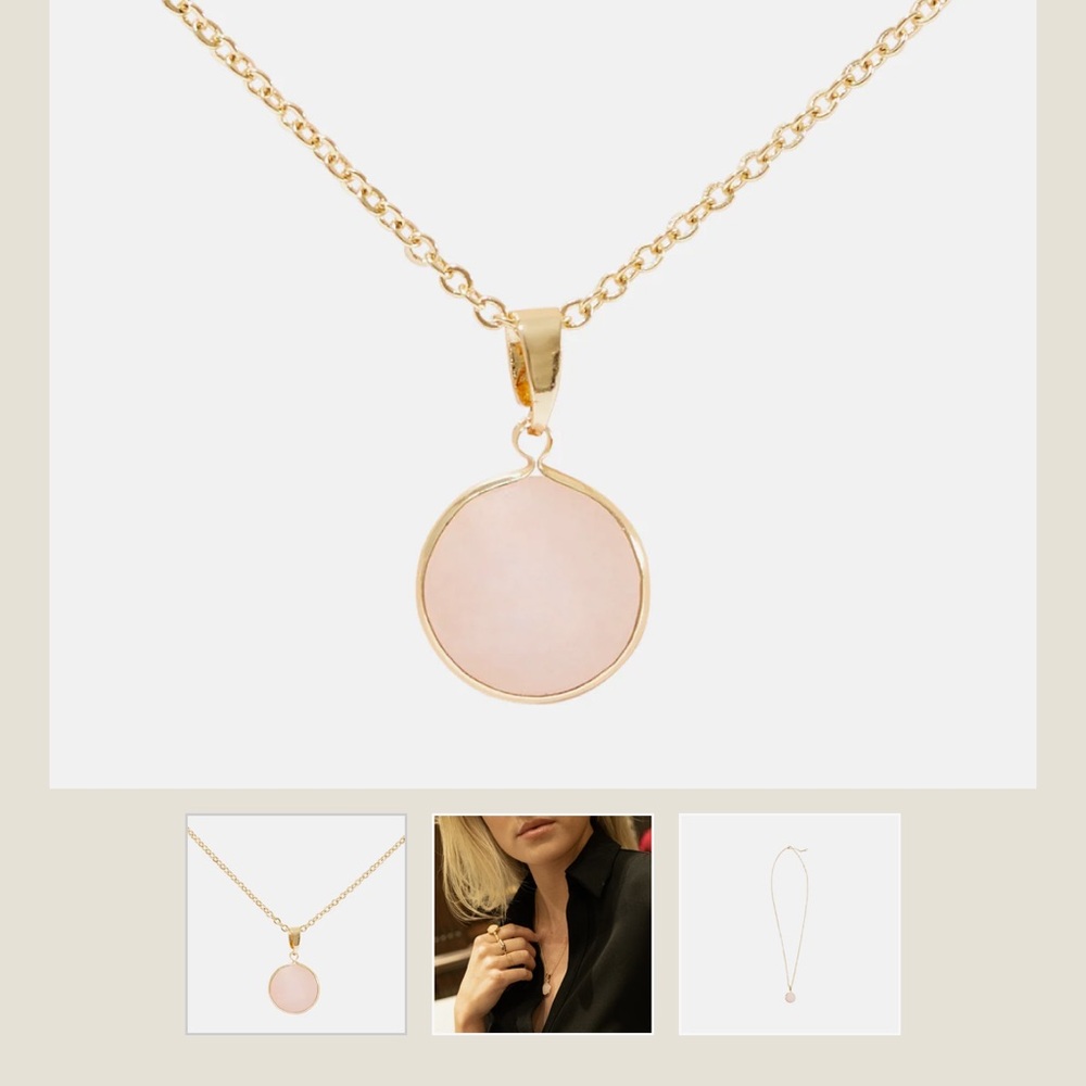 Rose and Gold Sanctuary Necklace NWT